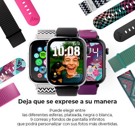 SaveFamily SaveWatch Plus 2 Reloj Inteligente para ni os 4G Esfera Plata correa Tela Color Tribeca - Imagen 9 de 11 SaveFamily SaveWatch Plus 2 Reloj Inteligente para ni os 4G Esfera Plata correa Tela Color Tribeca - Imagen 9 de 11