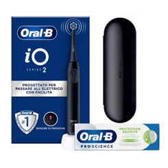 CEPILLO DENTAL ELECTRICO BRAUN IO2 NEGRO CON FUNDA DE VIAJE