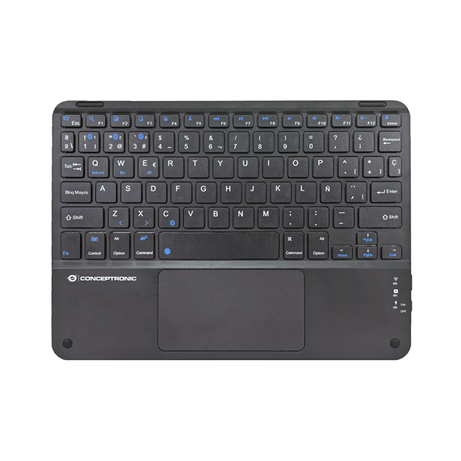 TECLADO MINI BLUETOOTH 10" CONCEPTRONIC CON TOUCHPAD TOBIN01BES - Imagen 1 de 7 TECLADO MINI BLUETOOTH 10" CONCEPTRONIC CON TOUCHPAD TOBIN01BES - Imagen 1 de 7