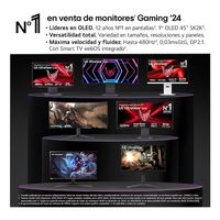 Miniatura 3 de MONITOR LG, 27 PULGADAS, 27GX704A-B, 68,6 CM, 2560 X 1440 PIXELES, QUAD HD, OLED, 0,03 MS, NEGRO