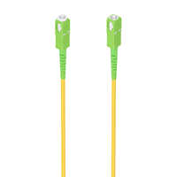 Miniatura 1 de CABLE AISENS FIBRA G657A2 3.0 9 125 SMF SIMPLEX LSZH SC APC 1.0M