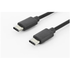 USB Type-C connection cable  type C to C M/M  1 8 m  3 A  480 MB  Versi n 2.0  negro