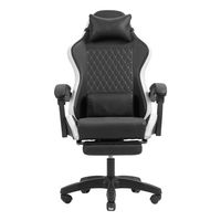 Miniatura 3 de SILLA GAMER MARS GAMING MGCXBBL NEGRA Y BLANCA RECLINABLE REPOSABRAZOS AJUSTABLE REPOSAPIES COJINES
