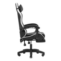 Miniatura 5 de SILLA GAMER MARS GAMING MGCXBBL NEGRA Y BLANCA RECLINABLE REPOSABRAZOS AJUSTABLE REPOSAPIES COJINES