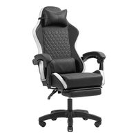 Miniatura 10 de SILLA GAMER MARS GAMING MGCXBBL NEGRA Y BLANCA RECLINABLE REPOSABRAZOS AJUSTABLE REPOSAPIES COJINES