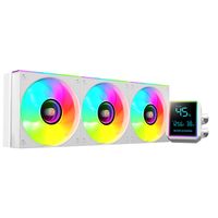 Miniatura 2 de SISTEMA DE REFRIGERACION LIQUIDA MARS GAMING MLLCDPRO360W 3X120mm ARGB 600W TDP PANTALLA LCD BLANCO