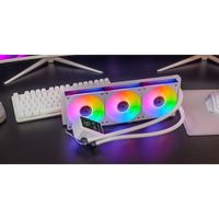Miniatura 6 de SISTEMA DE REFRIGERACION LIQUIDA MARS GAMING MLLCDPRO360W 3X120mm ARGB 600W TDP PANTALLA LCD BLANCO