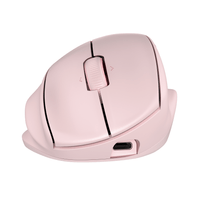 Miniatura 1 de RAT N ERGON MICO HP TILT 720M ROSA                                    CONÉCTATE F CILMENTE POR BLUETOOTH O HP UNIFYING DONGLE