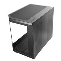 Miniatura 2 de CAJA MICROATX GAMING MARS GAMING MC3TCOREM TRIPLE CRISTAL TEMPLADO GPU 415mm 2x3.5 3x2.5 NEGRO