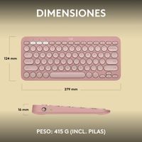 Miniatura 14 de Pebble Keys 2 K380s TONAL ROSE ES