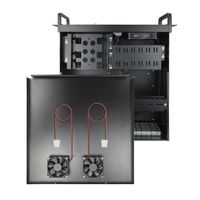 Miniatura 6 de TOOQ  Rack 19" 4U sin fuente de alimentación  Negro