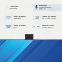 Miniatura 11 de IGGUAL Monitor 27" IPS FHD 120Hz VGA HDMI webcam   27" LED IPS Full HD HDMI VGA Altavoces