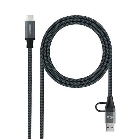 Nanocable Cable USB3.2 100W USB-C+A/USB-C 2 M - Imagen 1 de 6 Nanocable Cable USB3.2 100W USB-C+A/USB-C 2 M - Imagen 1 de 6
