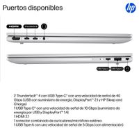 Miniatura 6 de PORTATIL HP ELITEBOOK X G1I 35.6 CM (14") COPILOT+ , WUXGA, INTEL CORE ULTRA 7 258V, 32 GB, 1 TB SSD, GLACIER SILVER, INTEL ARC GRAPHICS, WINDOWS 11 P