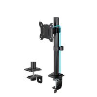 Miniatura 4 de SOPORTE MESA TOOQ PANTALLA GIRA INCLI ROTA 17-32 NEGRO