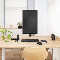 Miniatura 6 de SOPORTE MESA TOOQ PANTALLA GIRA INCLI ROTA 17-32 NEGRO