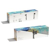 Miniatura 9 de SOPORTE MESA TOOQ PANTALLA GIRA INCLI ROTA 17-32 NEGRO