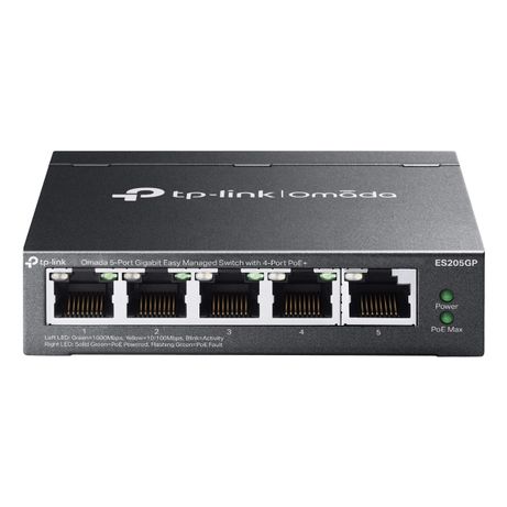 TP-Link ES205GP Switch 4xGb PoE+ 1xGb 65W Desktop - Imagen 2 de 6 TP-Link ES205GP Switch 4xGb PoE+ 1xGb 65W Desktop - Imagen 2 de 6