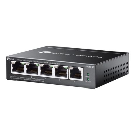 TP-Link ES205GP Switch 4xGb PoE+ 1xGb 65W Desktop - Imagen 4 de 6 TP-Link ES205GP Switch 4xGb PoE+ 1xGb 65W Desktop - Imagen 4 de 6
