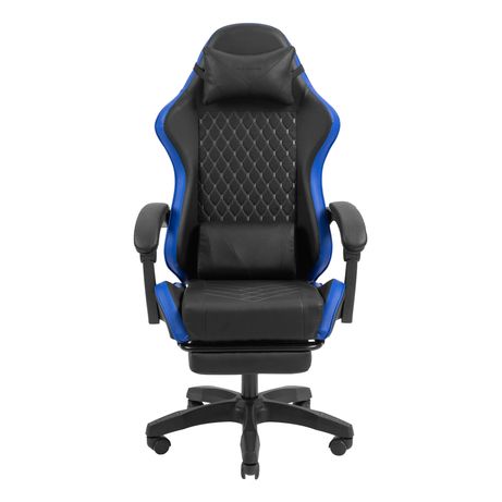 SILLA GAMER MARS GAMING MGCXBBL NEGRA Y AZUL RECLINABLE REPOSABRAZOS AJUSTABLE REPOSAPIES COJINES - Imagen 3 de 12 SILLA GAMER MARS GAMING MGCXBBL NEGRA Y AZUL RECLINABLE REPOSABRAZOS AJUSTABLE REPOSAPIES COJINES - Imagen 3 de 12