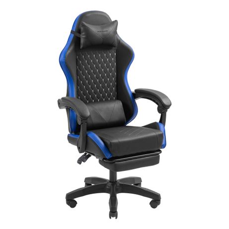 SILLA GAMER MARS GAMING MGCXBBL NEGRA Y AZUL RECLINABLE REPOSABRAZOS AJUSTABLE REPOSAPIES COJINES - Imagen 4 de 12 SILLA GAMER MARS GAMING MGCXBBL NEGRA Y AZUL RECLINABLE REPOSABRAZOS AJUSTABLE REPOSAPIES COJINES - Imagen 4 de 12