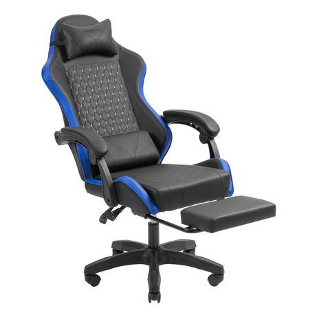 SILLA GAMER MARS GAMING MGCXBBL NEGRA Y AZUL RECLINABLE REPOSABRAZOS AJUSTABLE REPOSAPIES COJINES - Imagen 8 de 12 SILLA GAMER MARS GAMING MGCXBBL NEGRA Y AZUL RECLINABLE REPOSABRAZOS AJUSTABLE REPOSAPIES COJINES - Imagen 8 de 12