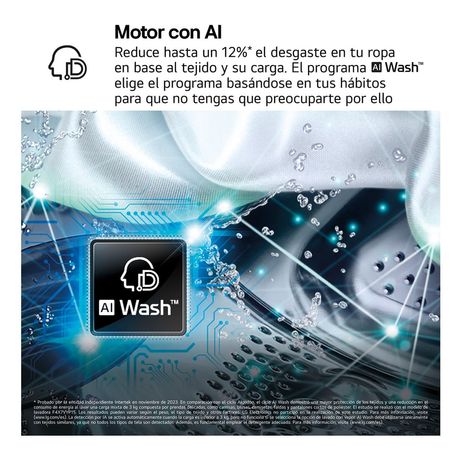 LAVADORA CARGA FRONTAL LG F4X7009TWS 9 KG 1400 RPM A BLANCO - Imagen 9 de 16 LAVADORA CARGA FRONTAL LG F4X7009TWS 9 KG 1400 RPM A BLANCO - Imagen 9 de 16