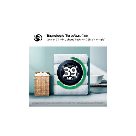 LAVADORA CARGA FRONTAL LG F4X7009TWS 9 KG 1400 RPM A BLANCO - Imagen 10 de 16 LAVADORA CARGA FRONTAL LG F4X7009TWS 9 KG 1400 RPM A BLANCO - Imagen 10 de 16