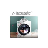 Miniatura 11 de LAVADORA CARGA FRONTAL LG F4X7009TWS 9 KG 1400 RPM A BLANCO
