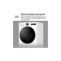 Miniatura 12 de LAVADORA CARGA FRONTAL LG F4X7009TWS 9 KG 1400 RPM A BLANCO