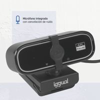 Miniatura 11 de iggual Webcam USB 4K UHD WC3840 Business Pro View