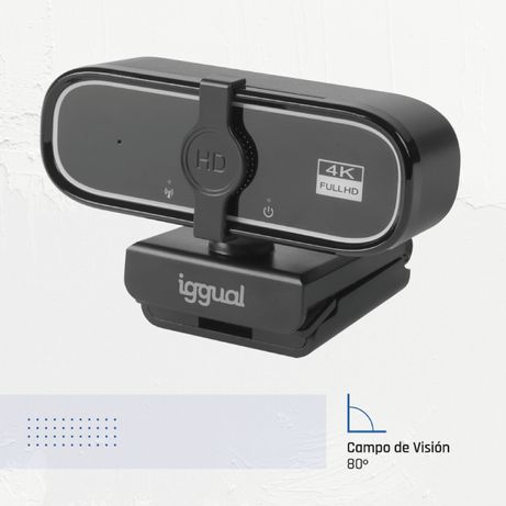 iggual Webcam USB 4K UHD WC3840 Business Pro View - Imagen 15 de 15 iggual Webcam USB 4K UHD WC3840 Business Pro View - Imagen 15 de 15
