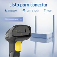 Miniatura 7 de iggual Lector código barras 1D Bluetooth WiFi 2.4G