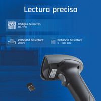 Miniatura 7 de iggual Lector código barras 2D Bluetooth WiFi 2.4G