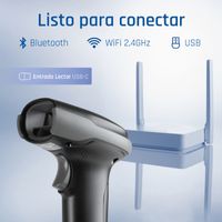 Miniatura 8 de iggual Lector código barras 2D Bluetooth WiFi 2.4G