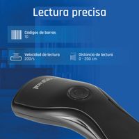 Miniatura 7 de iggual Lector código barras 1D USB botón soporte