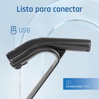 Miniatura 8 de iggual Lector código barras 1D USB botón soporte