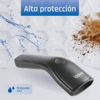 Miniatura 10 de iggual Lector código barras 1D USB botón soporte