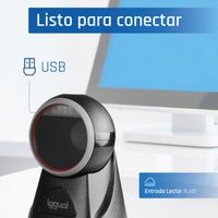 Miniatura 8 de iggual Lector código barras sobremesa 2D USB