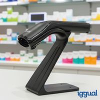 Miniatura 12 de iggual Lector código barras 2D USB botón soporte