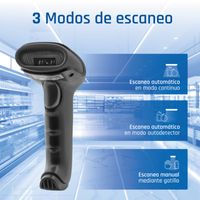 Miniatura 11 de iggual Lector código barras 2D USB gatillo soporte