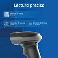 Miniatura 7 de iggual Lector código barras 2D Bluetooth 2.4G base