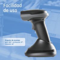 Miniatura 11 de iggual Lector código barras 2D Bluetooth 2.4G base