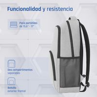 Miniatura 7 de iggual Mochila portátil 15.6 Everyday Use gris