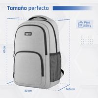 Miniatura 9 de iggual Mochila portátil 15.6 Everyday Use gris