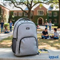 Miniatura 10 de iggual Mochila portátil 15.6 Everyday Use gris