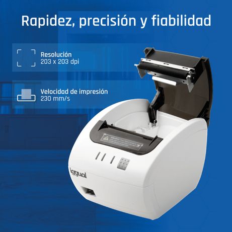 iggual Impresora térmica TP EASY 80W USB+RJ11 blan - Imagen 11 de 19 iggual Impresora térmica TP EASY 80W USB+RJ11 blan - Imagen 11 de 19