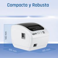 Miniatura 15 de iggual Impresora térmica TP EASY 80W USB+RJ11 blan