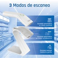 Miniatura 8 de iggual Lector código barras 2D USB botón blanco