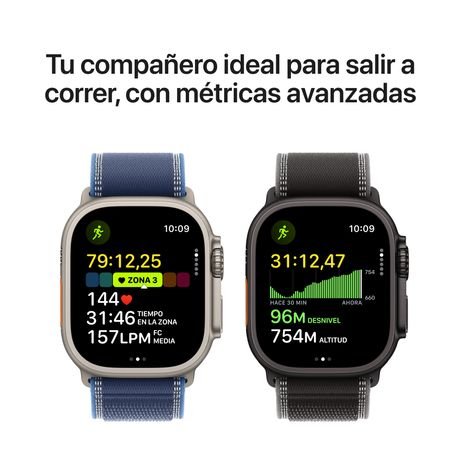 Apple Watch Ultra 3 GPS + Cellular 49mm Natural Titanium Case with Natural Titanium Milanese Loop - Small - Imagen 6 de 10 Apple Watch Ultra 3 GPS + Cellular 49mm Natural Titanium Case with Natural Titanium Milanese Loop - Small - Imagen 6 de 10